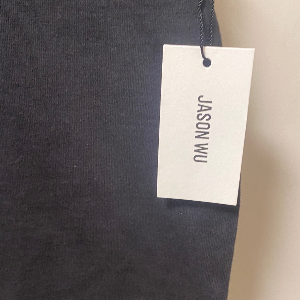 Jason Wu Black Short Sleeve Tee - Picture 3 of 4